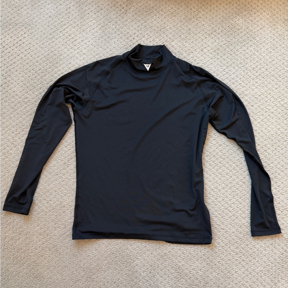 Dainese coolmax first layer Black Long Sleeve Turtleneck Top